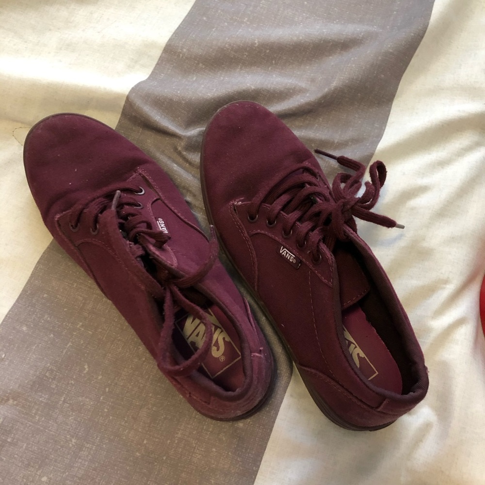 Maroon Vans